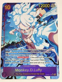 MONKEY D LUFFY - One Piece TCG OP05-119 - ALT ART Sec - Premium Booster PRB01 - Image 5