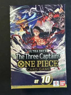 One Piece English ST-10 Ultra Deck The Three Captains Box Sealed - Image 1