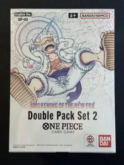 One Piece DP-02 Awakening of the New Era Double Pack Set 2 Box Sealed - Image 1