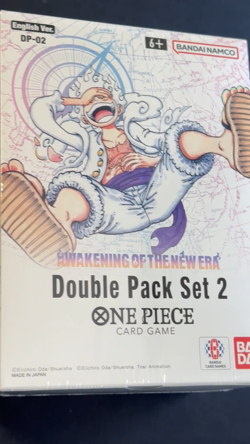 One Piece DP-02 Awakening of the New Era Double Pack Set 2 Box Sealed - Image 2