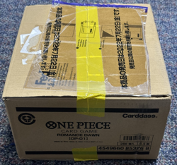 One Piece English OP-01 Romance Dawn Booster Box Case Sealed - Image 1