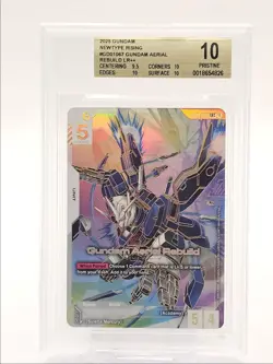 GUNDAM AERIAL REBUILD 2025 GUNDAM NEWTYPE RISING LR++ A PRISTINE BGS 10 Q6095 - Image 1