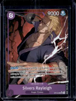 2025 One Piece Carrying On His Will Silvers Rayleigh Alternate Art #OP13-066 - Image 1