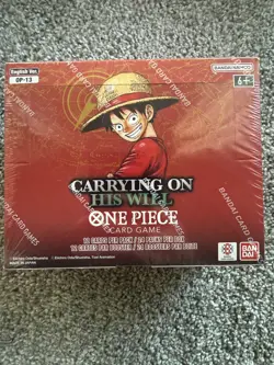 One Piece OP-13 Carrying on His Will New Booster Box English Sealed - Image 1