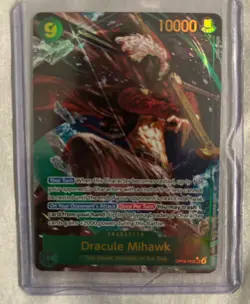 Dracule Mihawk - OP14-119 (SEC ALT Art) OP14-119 The Azure Sea - ONE PIECE Clean - Image 1