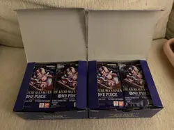 x48 One Piece OP-14 Sleeved Booster Packs Lot DEAD PACKS Comes With Booster Box - Image 4