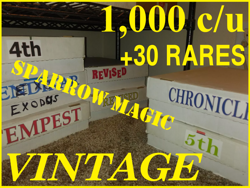 1,000+ Magic Cards Lot - Rare/Unc/Common VINTAGE SETS ONLY (1994-2003) - Image 1