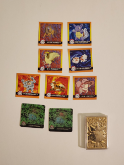 Vintage Pokemon Memorabilia Lot Neo Genesis Binder Artbox Gold Plated Cards 1999 - Image 3