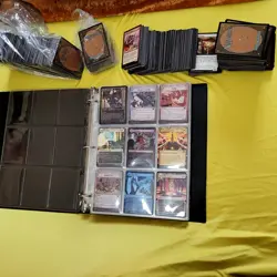 16 Pages of MODERN Cards Collection in Binder. And 1,000+ Random Magic Cards - Image 1
