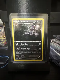 Pokemon TCG Umbreon Black Star Promos Holo Card XY96 MP - Image 1