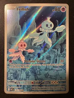 2025 Pokemon S&V White Flare Frillish IR #126/086 ILLUSTRATION RARE HOLO Card! - Image 1