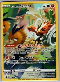 Galarian Zapdos SWSH283 SWSH: Sword & Shield Promo Cards - Pokemon Card - NM - Image 1