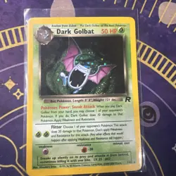 Pokemon Dark Golbat Holo TCG Card 7/82 - Image 1