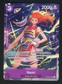 Nami OP09-070 UC Premium Card Collection Best Selection Vol.4 One Piece - Image 1
