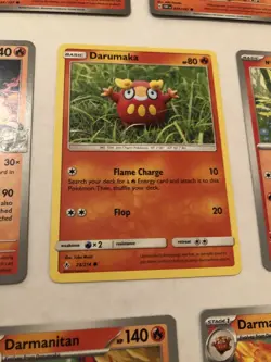 Lot Of 7 Darumaka and Darmanitan Pokemon Cards - Image 5