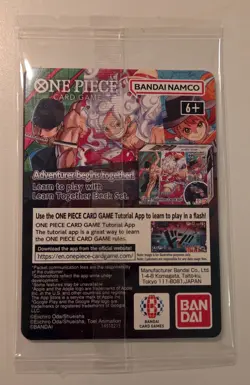 One Piece Monkey D. Luffy College Basketball US Voyage Promo Card P-055 SEALED - Image 2