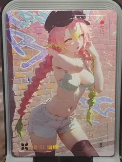 Mitsuri Demon Slayer TR-11 Reluctant Goddess Story Anime Waifu Card TR - Image 1