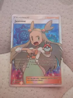 Pokemon Jasmine Team Up Trainer Full Art Ultra Rare Holo Card 177/181 - Image 1