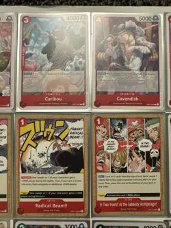 ONE PIECE PRE-ERRATA 53 CARD LOT OP01 ROMANCE DAWN NAMI ZORO SANJI CHOPPER UTA - Image 3