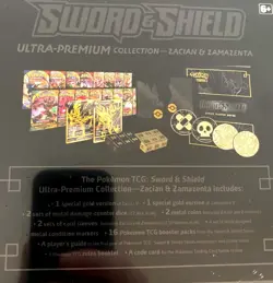 Pokemon TCG Sword & Shield Ultra Premium Collection Zacian and Zamazenta Box NEW - Image 2