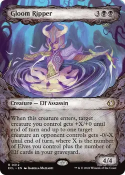 Gloom Ripper (Showcase) Lorwyn Eclipsed Regular - Image 1