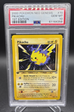 2000 Pokemon Neo Genesis 1st Edition Pikachu #70 - Image 1