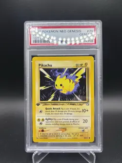 2000 Pokemon Neo Genesis 1st Edition Pikachu #70 - Image 2