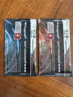 Pokemon Shining Legends Booster Pack Lot (2) - Mew & Rayquaza - Sealed - Image 2