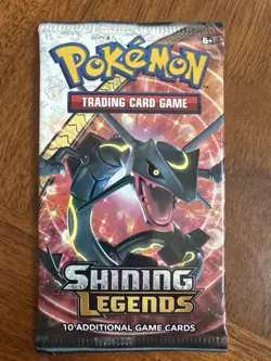 Pokemon Shining Legends Booster Pack Lot (2) - Mew & Rayquaza - Sealed - Image 3