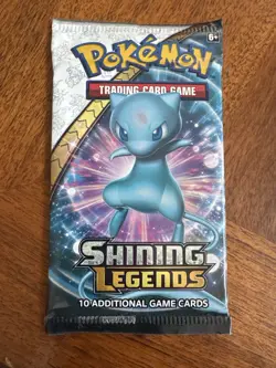 Pokemon Shining Legends Booster Pack Lot (2) - Mew & Rayquaza - Sealed - Image 4