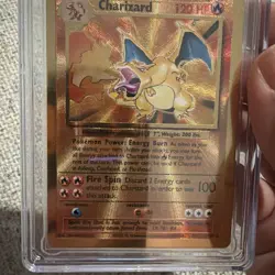 2021 Pokemon Charizard Celebrations - Ultra Premium Gold Metal 4/102 - CGC 9.5 - Image 4
