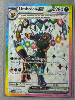 Pokemon Prismatic Evolutions Umbreon ex 176 SVP176 Figure Collection Promo 12 - Image 1