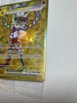 SEALED Pokemon Cinderace ex SVP 163 Scarlet & Violet Gold Holo Black Star Promo - Image 4