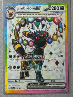 Pokemon Prismatic Evolutions Umbreon ex 176 SVP176 Figure Collection Promo 11 - Image 1