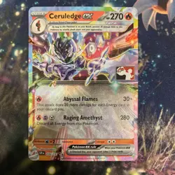 036/191 Ceruledge ex Pokemon TCG Prize Pack Series 7 Play Stamped Surging - Image 1