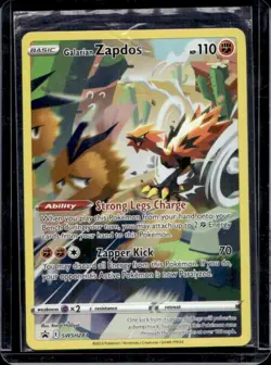 2019-2023 Pokemon SWSH Black Star Promos Galarian Zapdos #SWSH283 - Image 1