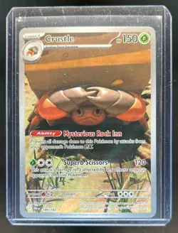2025 Pokemon SV Destined Rivals Crustle #186/182 - Image 1