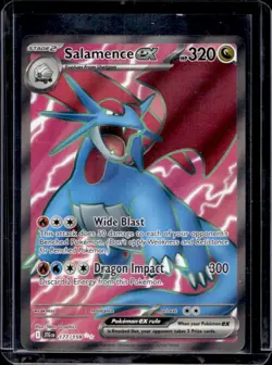 2025 Pokemon SV Journey Together JTG EN Salamence ex #177/159 - Image 1