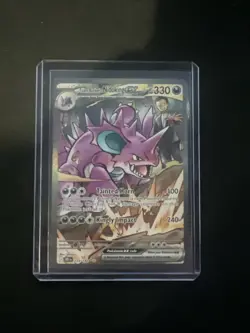 Pokemon TCG Team Rockets Nidoking EX 233/182 Destined Rivals NM Condition - Image 1