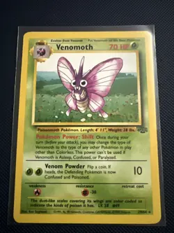 Vintage Pokemon Jungle Venomoth 29/64 Non-holo Rare Lp 1999 WotC - Image 1