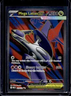 2025 Pokemon Mega Evolution Latias ex Ultra Rare #163/132 - Image 1