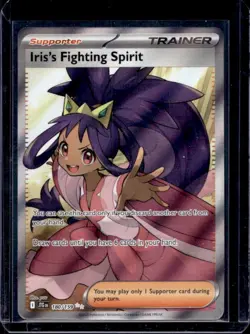 2025 Pokemon SV Journey Together JTG EN Iris's Fighting Spirit #180/159 - Image 1