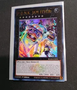 P.U.N.K. JAM FEVER! BLMM-EN051 Monster Mayhem Ultra Rare NM/MINT 1st Ed YU-GI-OH - Image 2