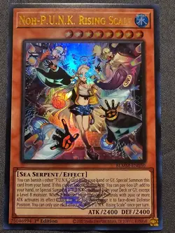 NOH-P.U.N.K Rising Scale BLMM-EN050 Super Rare NM 1st Edition Yu-Gi-Oh! - Image 1