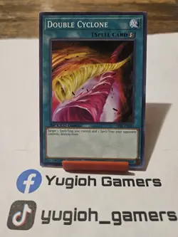 Yu-Gi-Oh Double Cyclone SBTK 1st Edition Common Light Played - Image 1