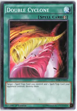 Yugioh - Double Cyclone SDSE-EN033 1st Edition - Structure Deck: Synchron Extrem - Image 1