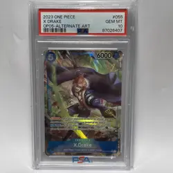 PSA 10 One Piece Awakening Of The New Era X Drake OP05-055 Alt Art English - Image 1