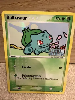 Pokemon TCG Bulbasaur EX Crystal Guardians 45/100 Reverse Holo Common 2006 - LP - Image 2