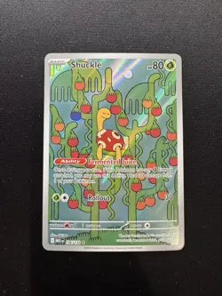 Pokemon Shuckle 136/132 Me01: Mega Evolution Illustration Rare Holo - Image 1