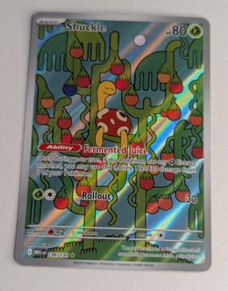 Pokemon TCG Shuckle 136/132 Me01: Mega Evolution Holo Illustration Rare NM - Image 1